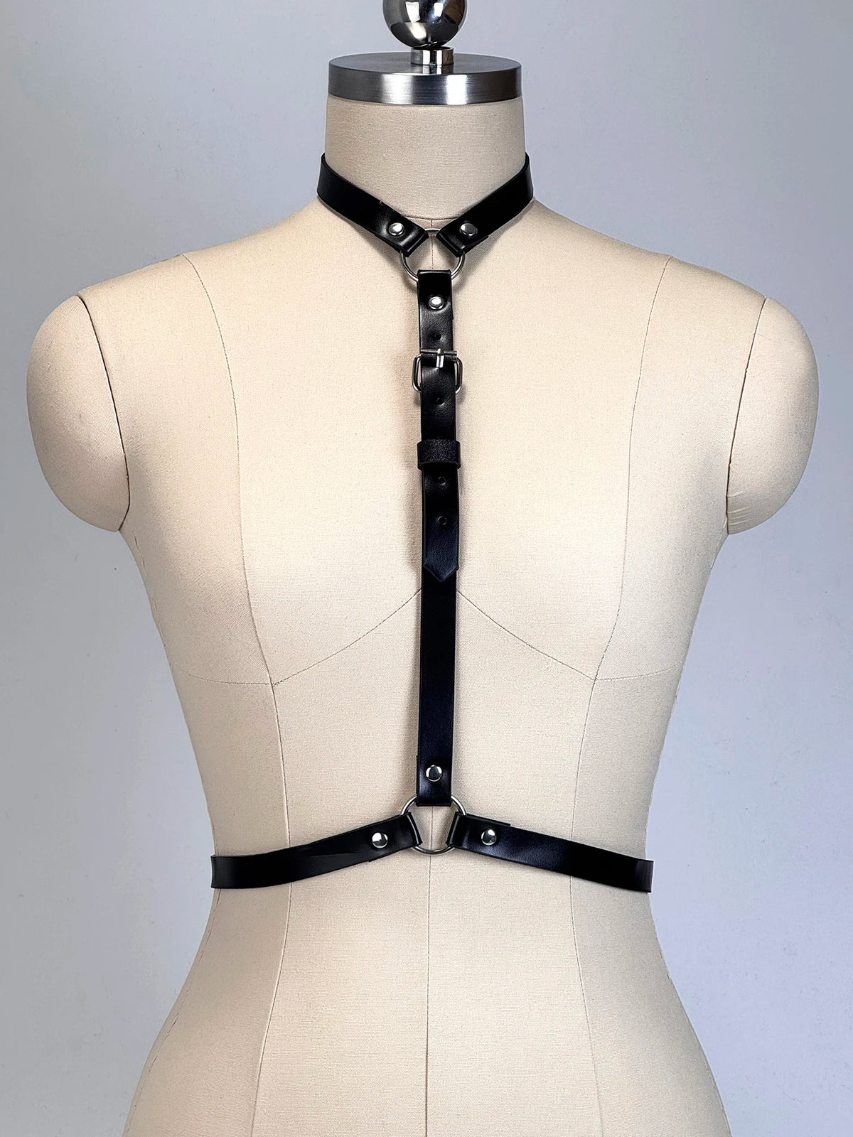 Punk Body Harness Corset Belt - Gothic Street Style Waistband Suspenders