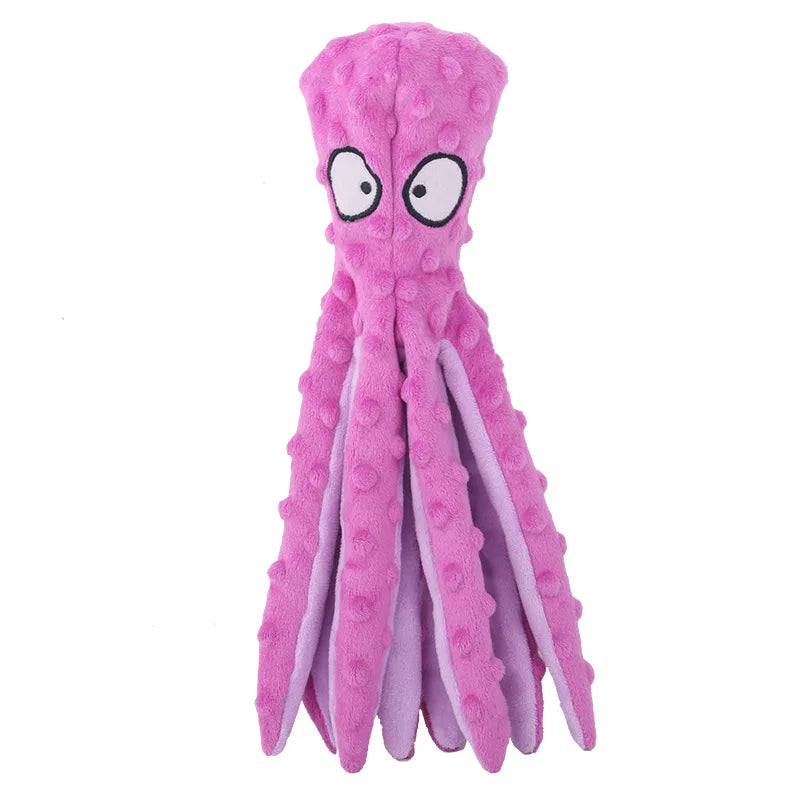 Plush Dinosaur Dog Chew Toy - Interactive Stuffed Pet Toy for Small Dogs & Cats