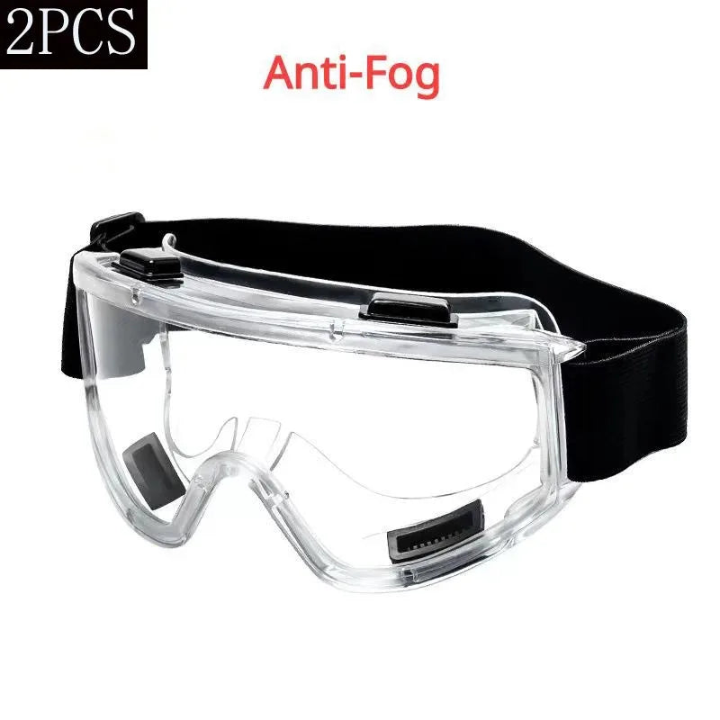 Safety Goggles – Clear Anti-Fog Protective Eye Goggles for Work, Lab & Workshop