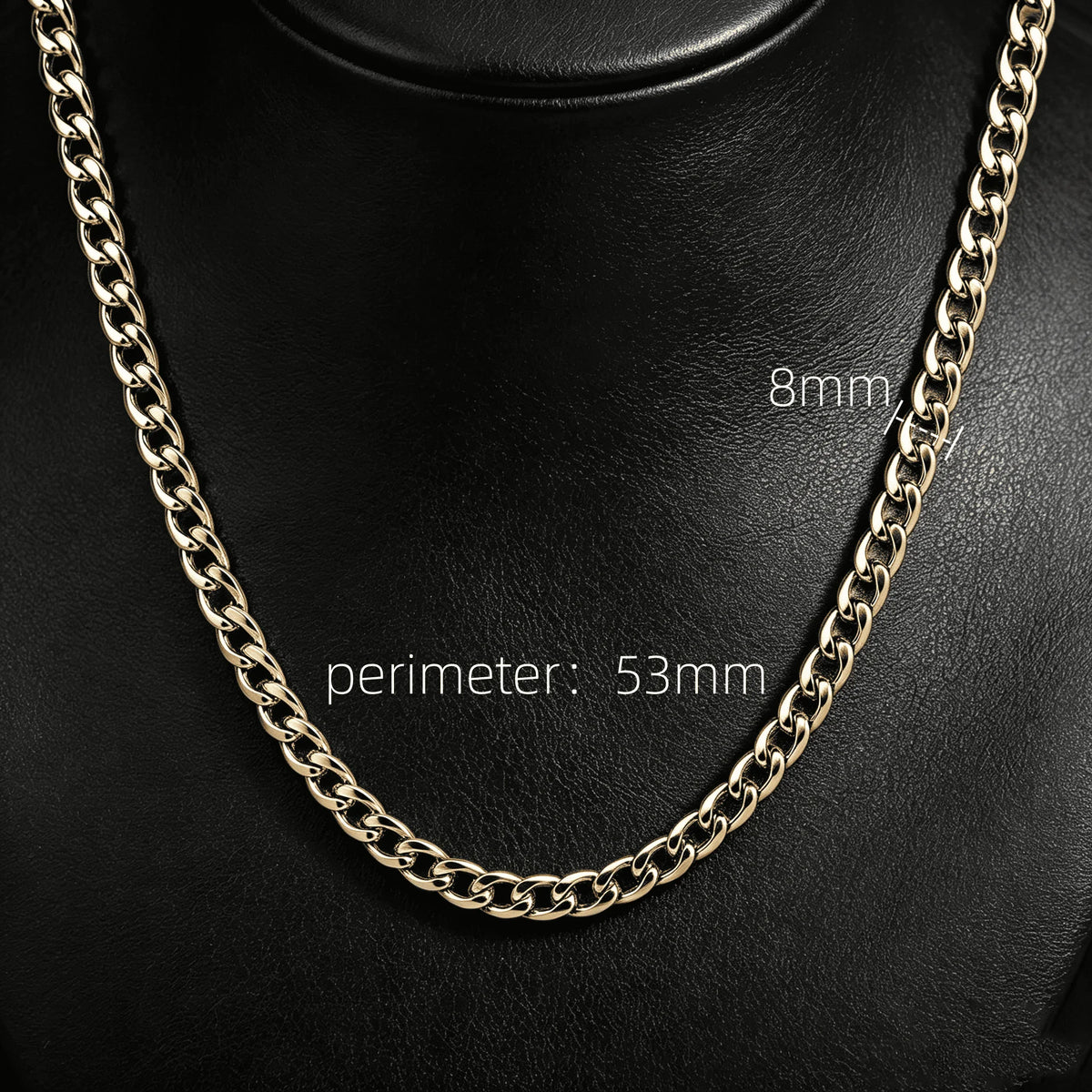 316L Stainless Steel Cuban Chain Bracelet and Necklace Set for Men – Gold and Silver Y2K Gothic Jewelry