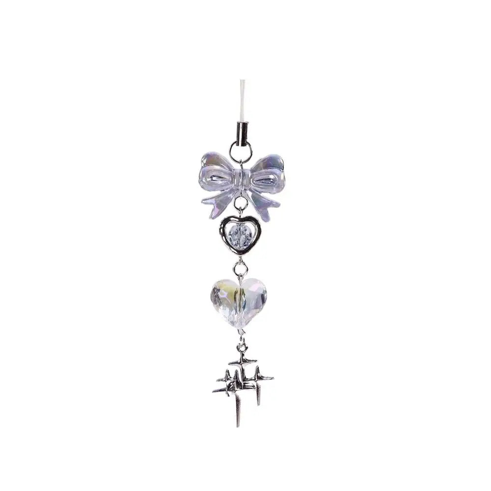 Y2K Butterfly Phone Charm Strap - Cute Phone Lanyard & Bag Pendant