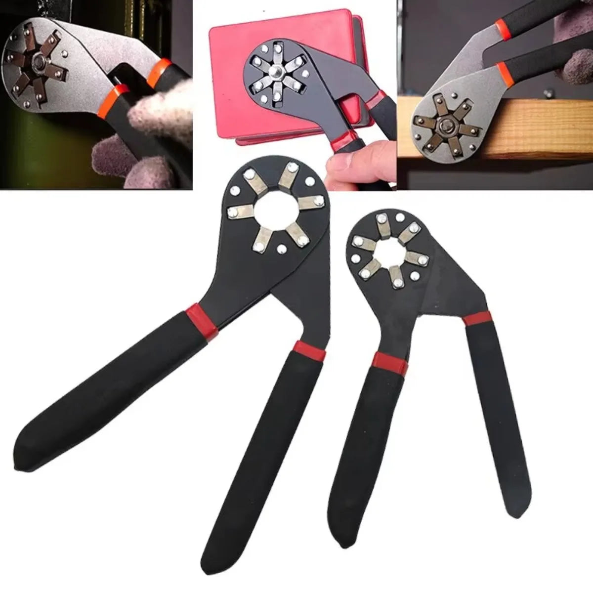 6/8 Inch Adjustable Magic Wrench Multifunction Hex Socket Spanner Household Hand Tool