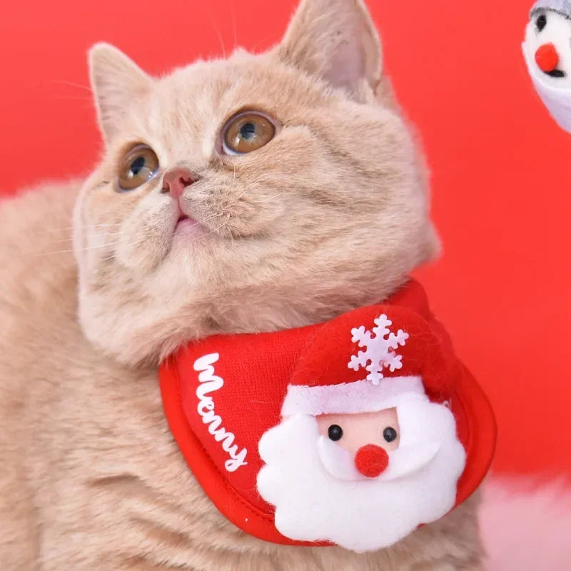 Christmas Pet Santa Hat – Festive Xmas Costume Cap for Dogs & Cats