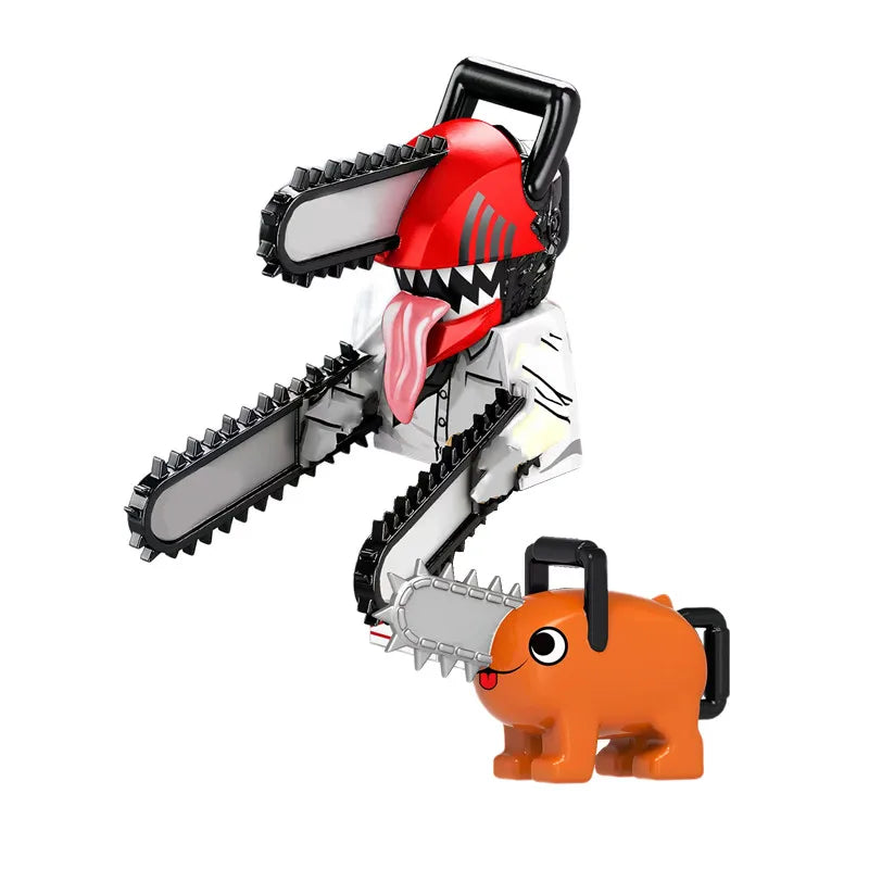 Chainsaw Man Building Block Figures, Mini Anime Brick Minifigs Collectible Gift