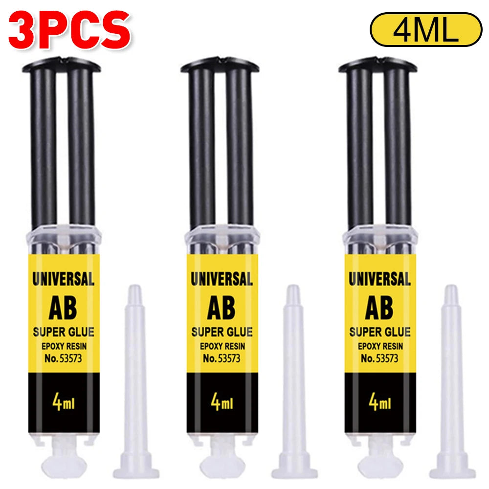 Epoxy AB Glue Clear Strong Adhesive for Metal Wood Plastic