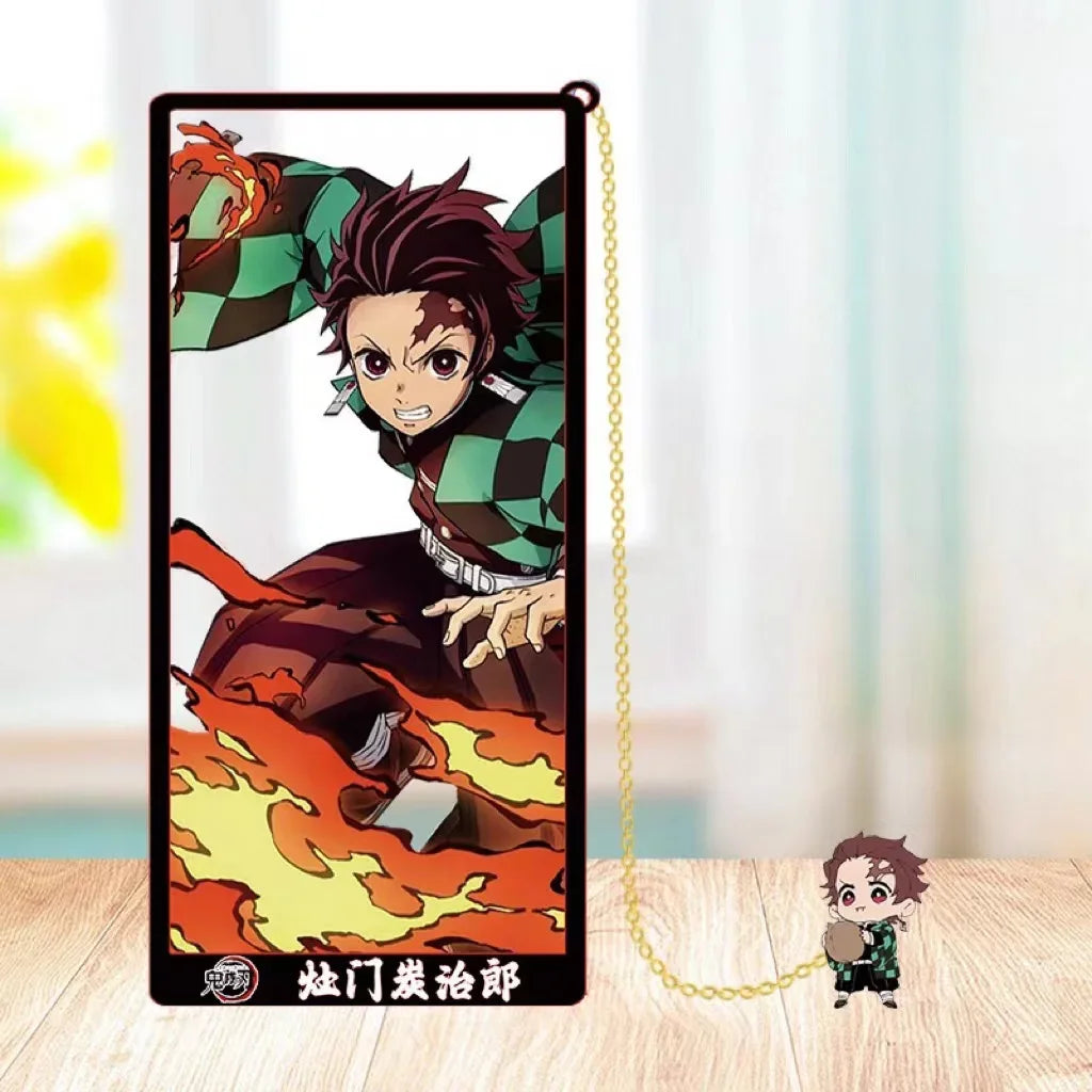 Demon Slayer Metal Bookmark Set – Anime Character Page Markers for Readers & Collectors