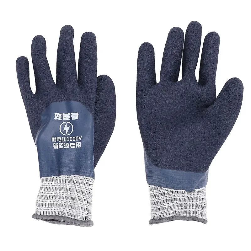 1000V Insulated Electrician Gloves - Rubber Safety Hand Protection for Wiring Repair