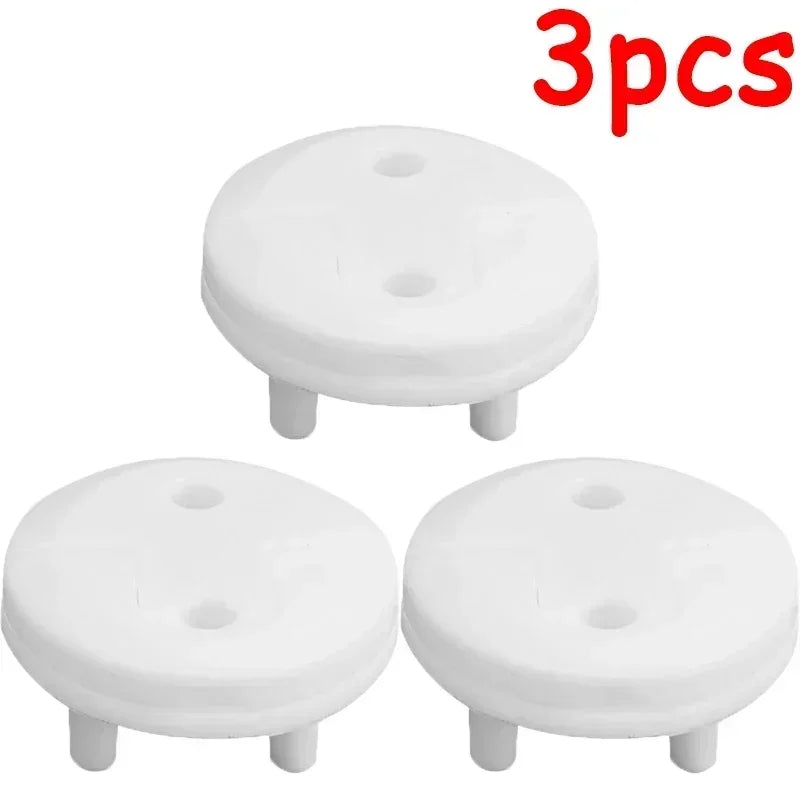 Child Safety Electrical Socket Covers, White Outlet Plug Protectors, 10 PCS