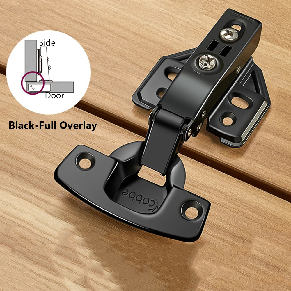 Soft-Close Cabinet Hinge – Stainless Steel Hydraulic Damper Hinge for Kitchen & Wardrobe Doors