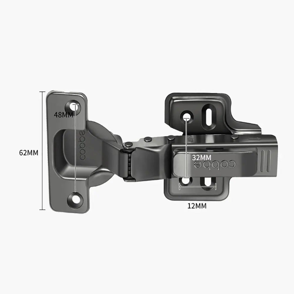 Soft-Close Cabinet Hinge – Stainless Steel Hydraulic Damper Hinge for Kitchen & Wardrobe Doors