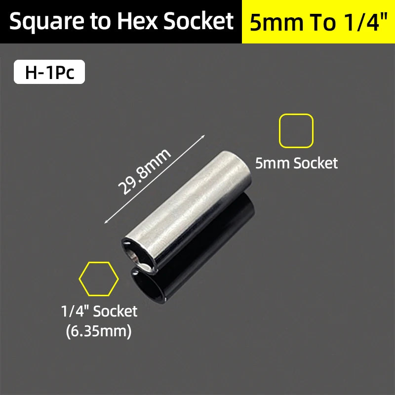 Socket Adapter Converter Set Ratchet Drive Reducer Kit