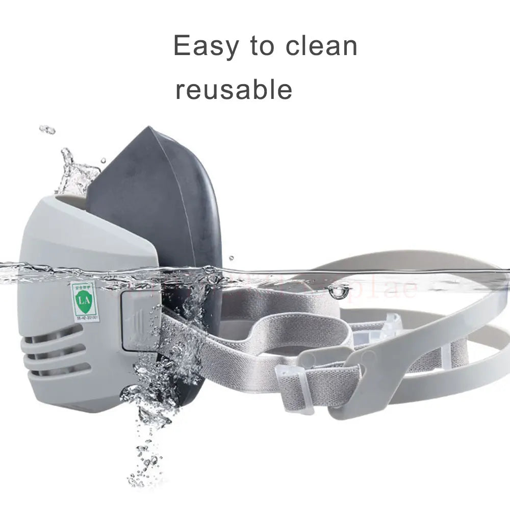 Reusable Dust Mask Respirator with Filters, Half Face for Sanding & Grinding