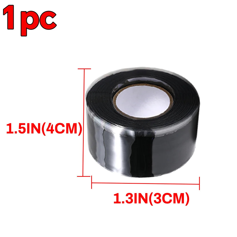Self Fusing Silicone Tape – Waterproof Emergency Pipe & Hose Repair Wrap, Heavy Duty Sealing Tape