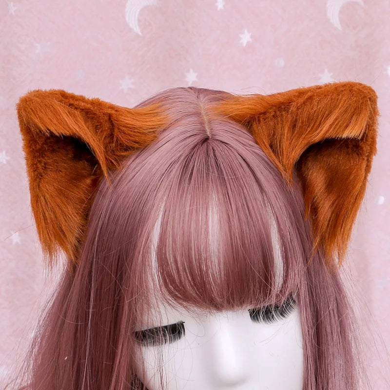 Lolita Gothic Cat Ears Headband - Kawaii Anime Cosplay Hair Accessory