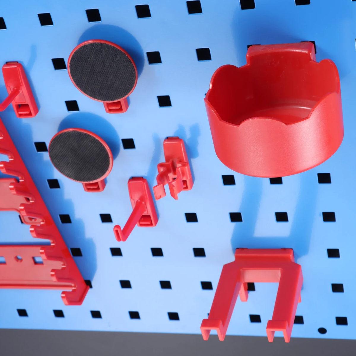 Pegboard Hooks Set – Heavy-Duty ABS Tool Hangers for Garage & Workshop Wall Storage
