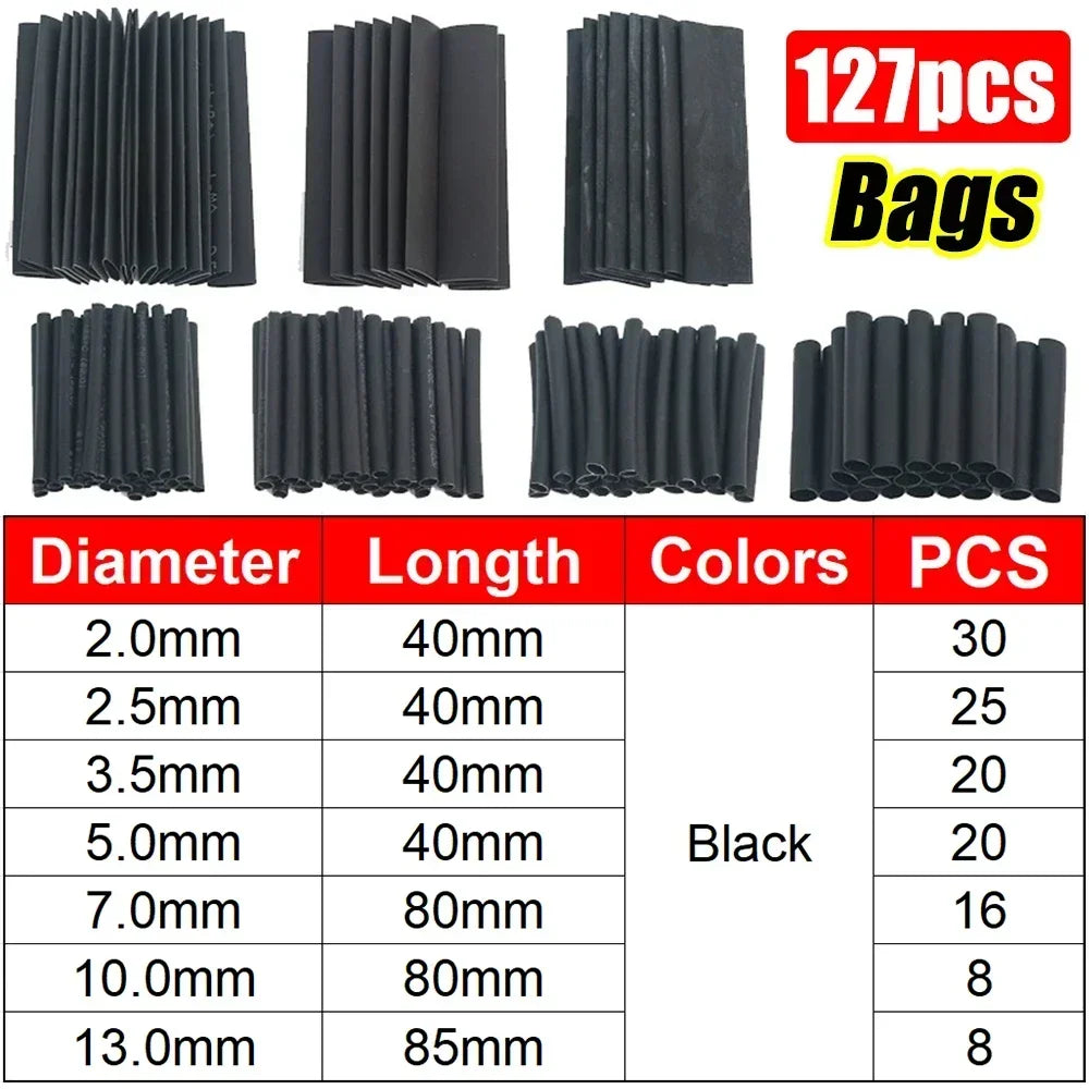Heat Shrink Tube Kit Assorted Electrical Wire Insulation Sleeving