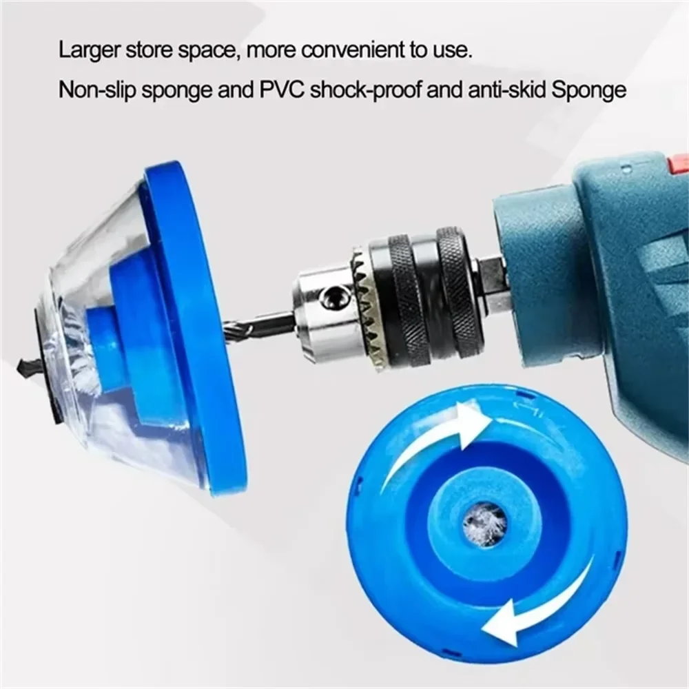 Drill Dust Cover Bowl Collector Attachment for Clean Drilling