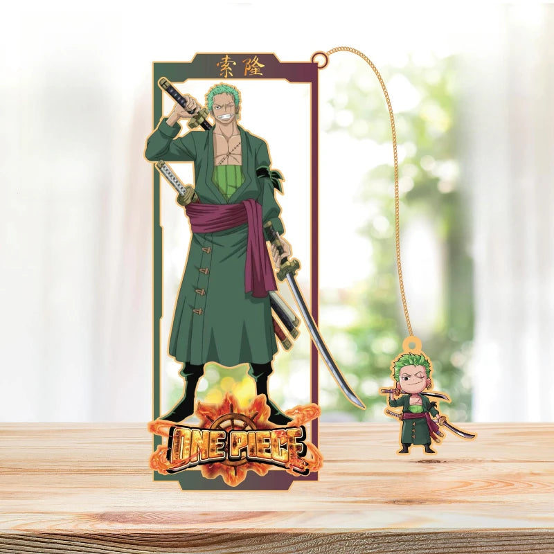 One Piece Metal Hollow Bookmark – Anime Character Page Marker for Readers & Fans