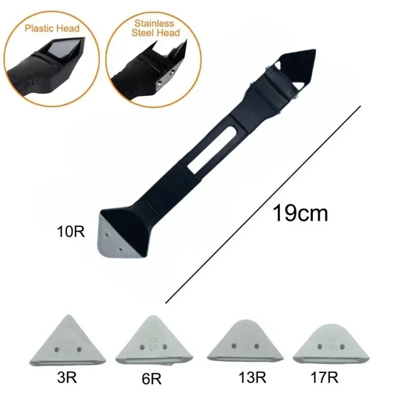 5-in-1 Silicone Caulking Scraper Tool Set - Sealant Smoother Kit