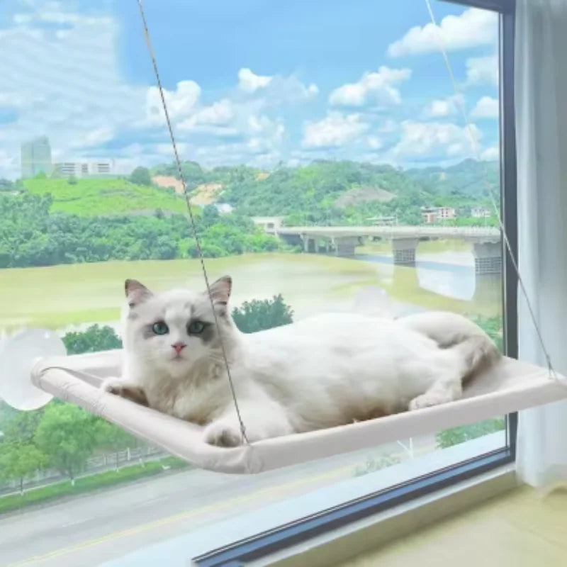 Cat Window Hammock – Sunny Window Perch Pet Bed, 20kg Capacity