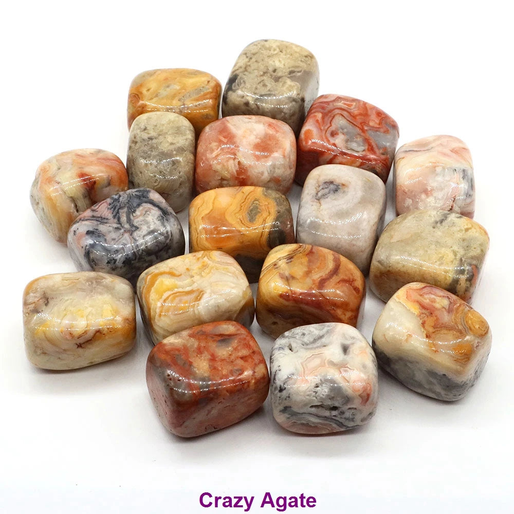Natural Tumbled Healing Stones Crystal Gemstones Polished Chakra Reiki Meditation Decor Gift