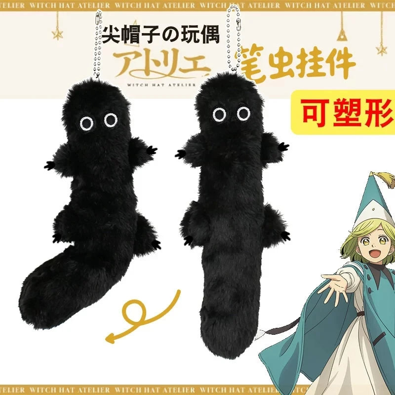 Witch Hat Atelier Fudeworm Plush Toy Cute Brushbuddy Stuffed Anime Doll for Fans