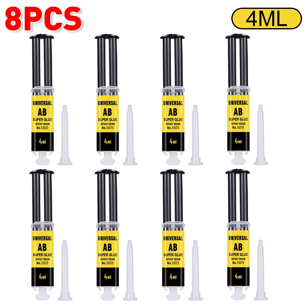 Epoxy AB Glue Clear Strong Adhesive for Metal Wood Plastic