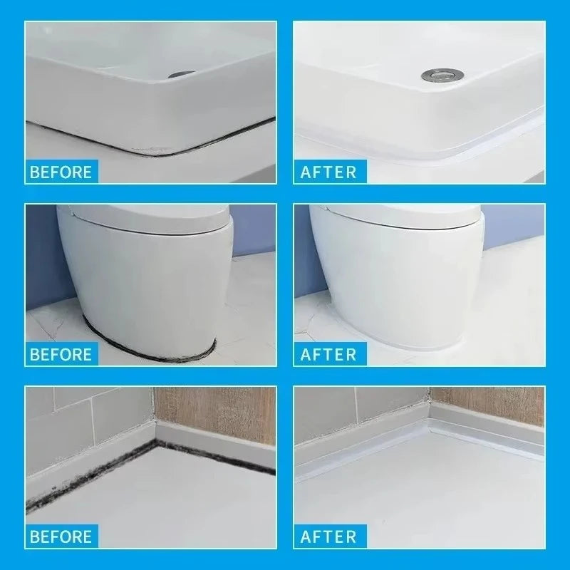 Waterproof PVC Sealing Tape – Self-Adhesive Caulk Strip for Sink, Bathtub, Toilet & Kitchen Gaps
