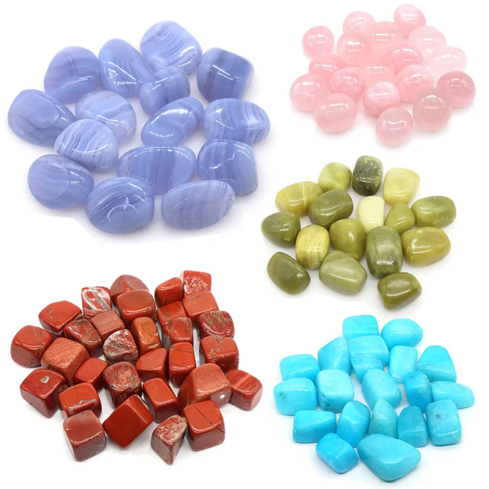 Natural Tumbled Healing Stones Crystal Gemstones Polished Chakra Reiki Meditation Decor Gift