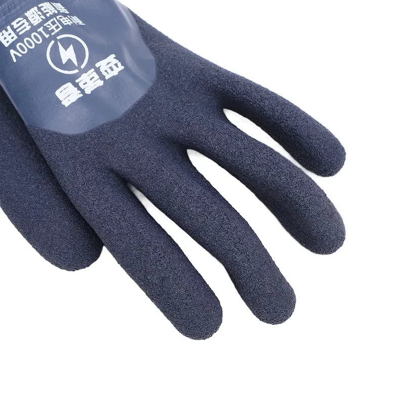 1000V Insulated Electrician Gloves - Rubber Safety Hand Protection for Wiring Repair