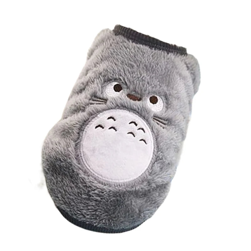 Soft Flannel Puppy Puffer Vest Winter Dog Cat Clothes Small Pets