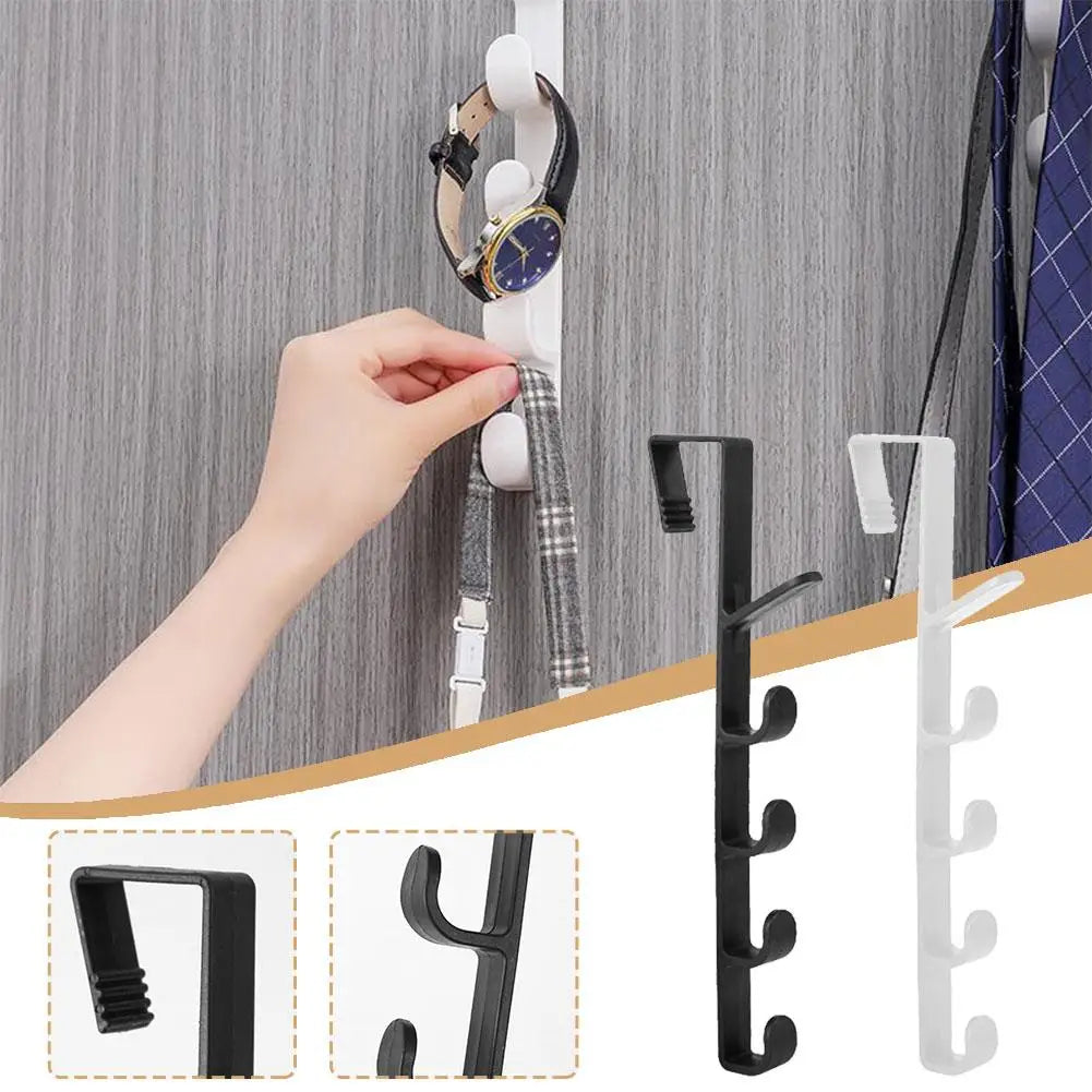 Behind the Door Hook Rack – Heavy-Duty Over-the-Door Coat & Towel Hanger for Home Storage