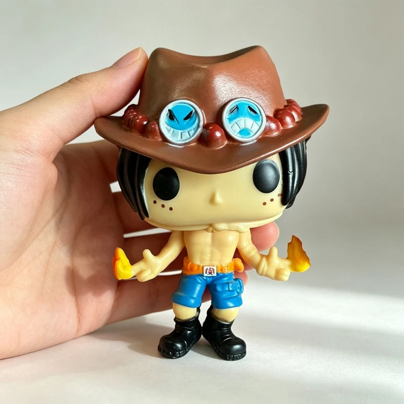 Funko-Style One Piece Vinyl Figure Luffy Zoro Sanji Anime Desktop Collectible