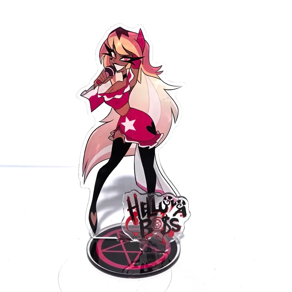Hazbin Hotel Charlie Morningstar Acrylic Stand – 15cm Anime Desktop Figure Display
