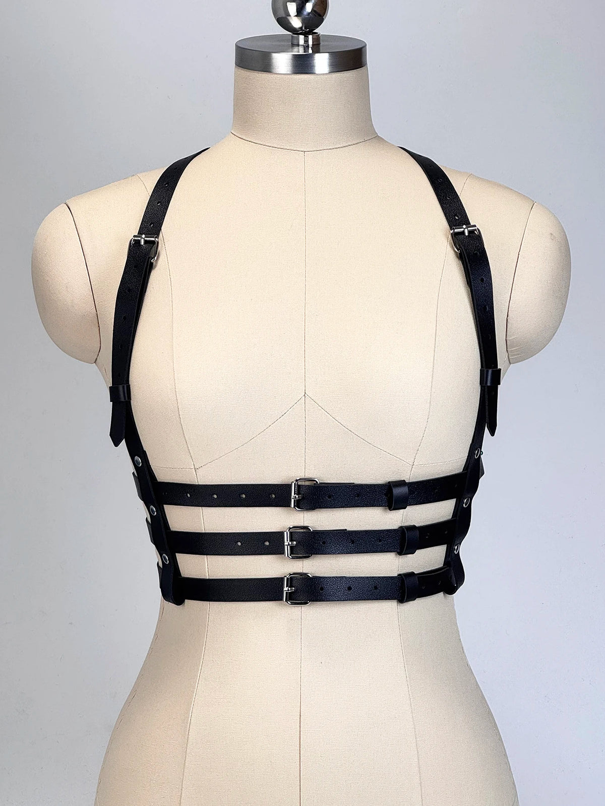 Punk Body Harness Corset Belt - Gothic Street Style Waistband Suspenders