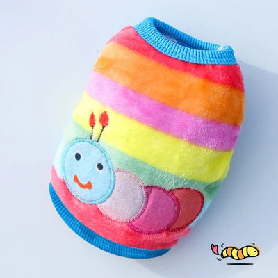 Soft Flannel Puppy Puffer Vest Winter Dog Cat Clothes Small Pets