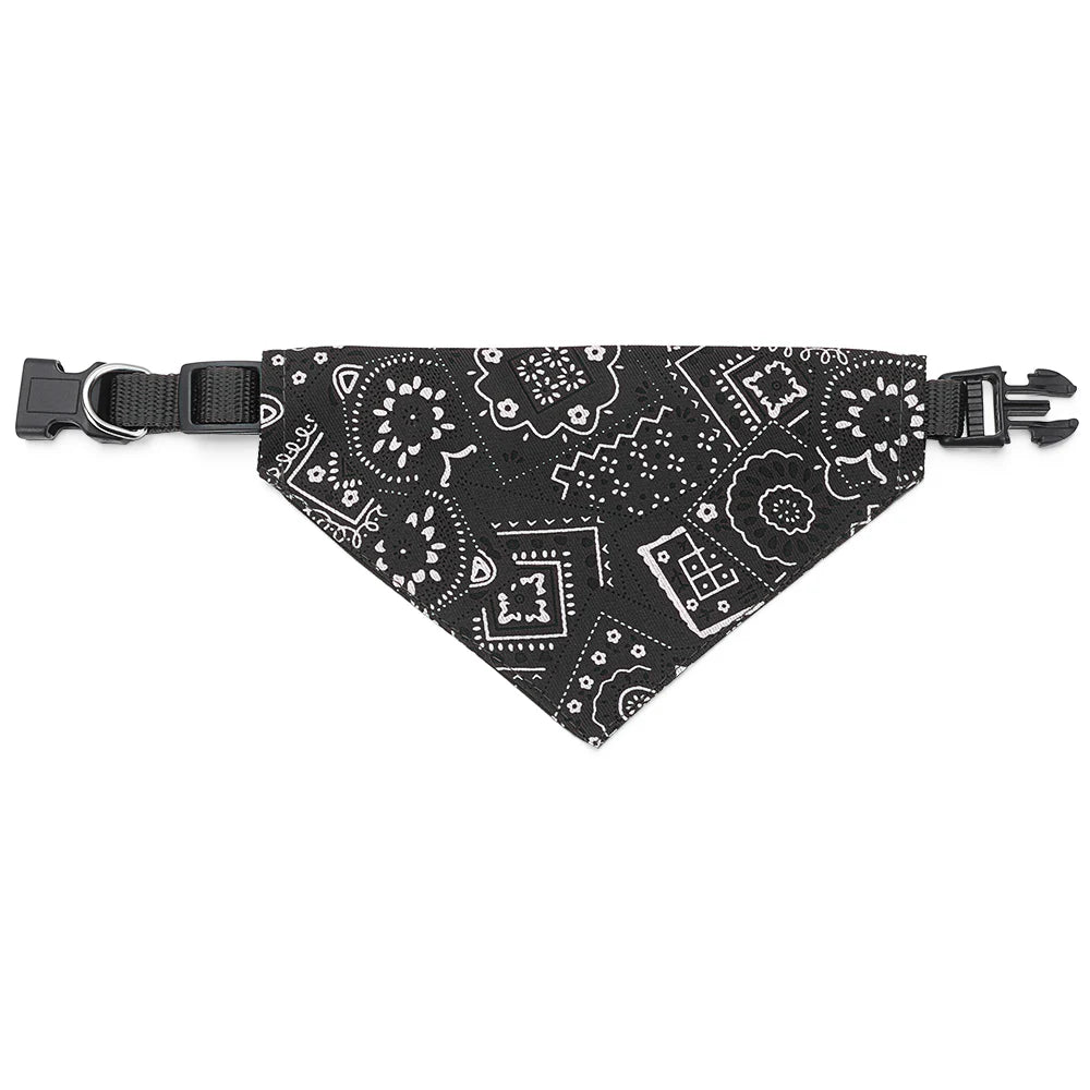 Washable Pet Triangle Bandana Bib – Adjustable Neck Scarf for Small, Medium & Large Dogs and Cats