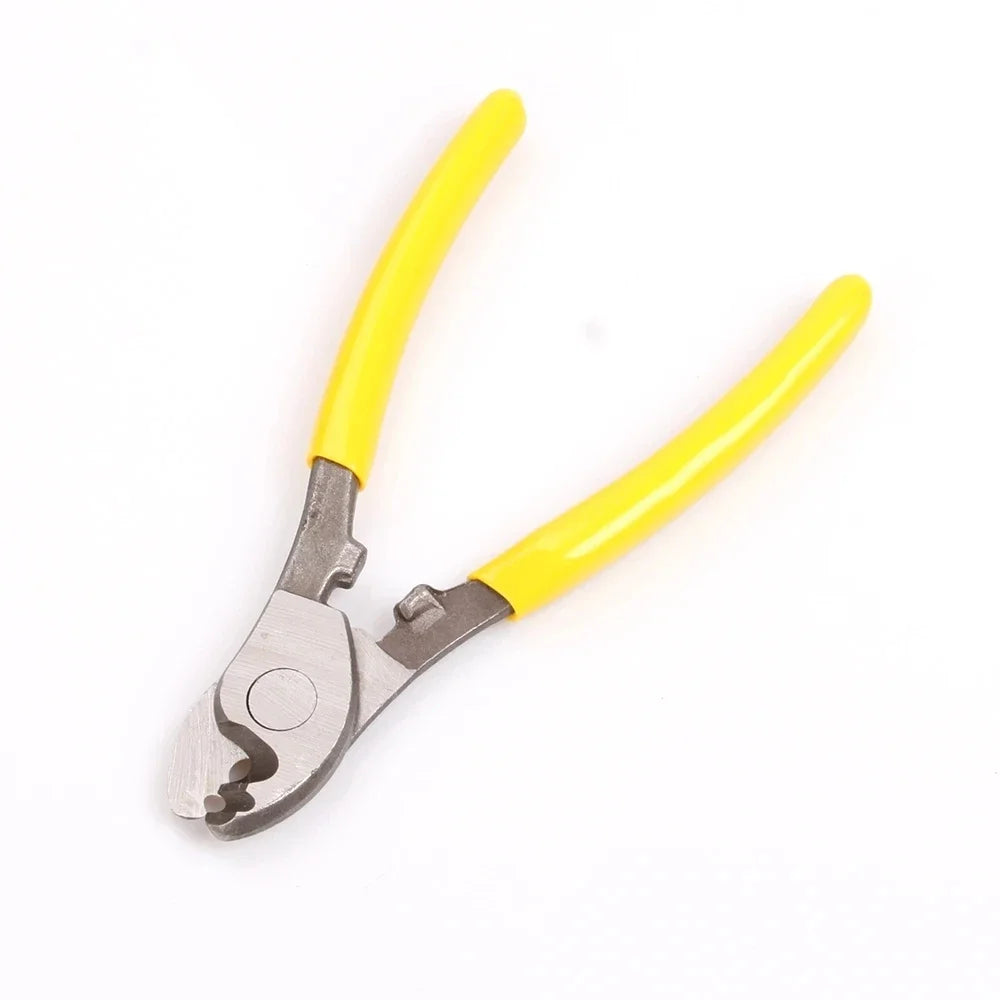 Heavy Duty 6 Inch Electrician Cable Cutter & Wire Stripper - Anti-Slip Hand Tool
