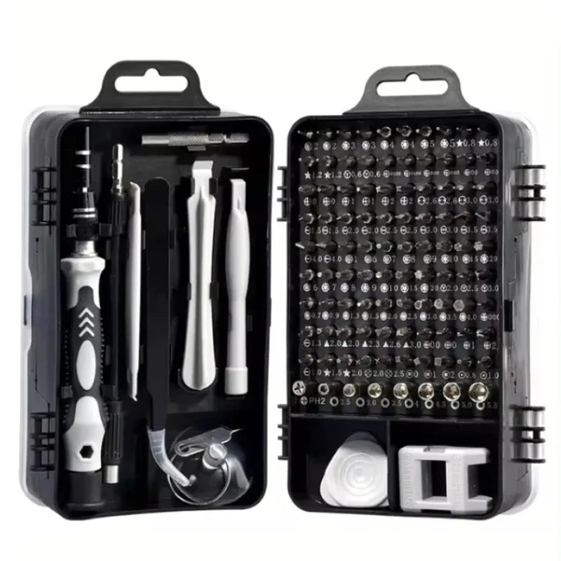 Magnetic Screwdriver Bit Set 115pcs Precision Torx Hex for Phone & PC Repair
