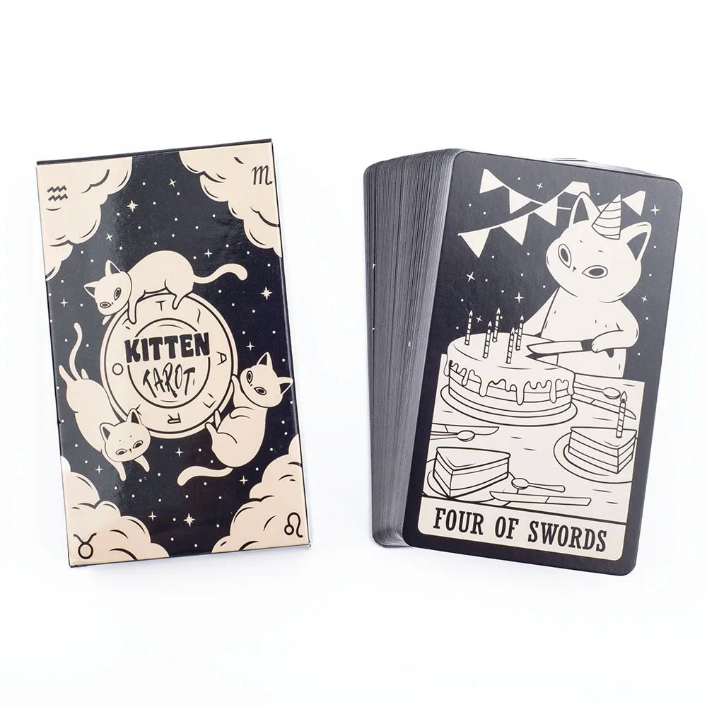 Kitten Tarot Card Deck – 78 Cute Cat Tarot Cards for Beginners & Readers