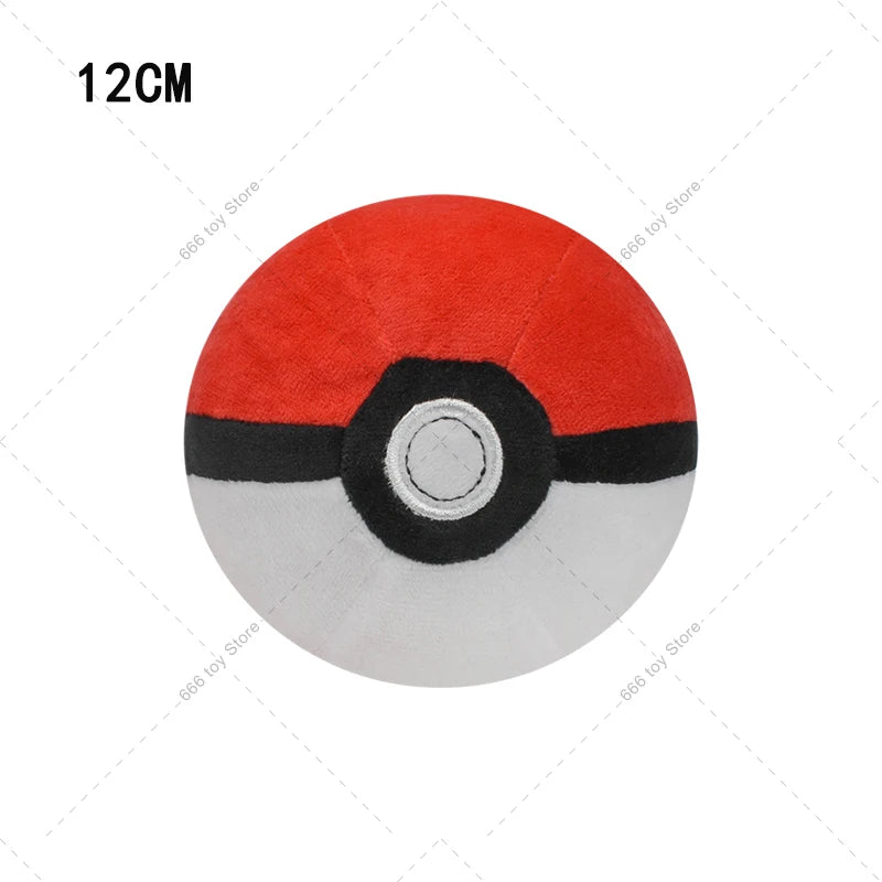 Pokemon Plush Pokeball Toy – 9 Styles Master Ball, Great Ball & Ultra Ball Stuffed Anime Plushies