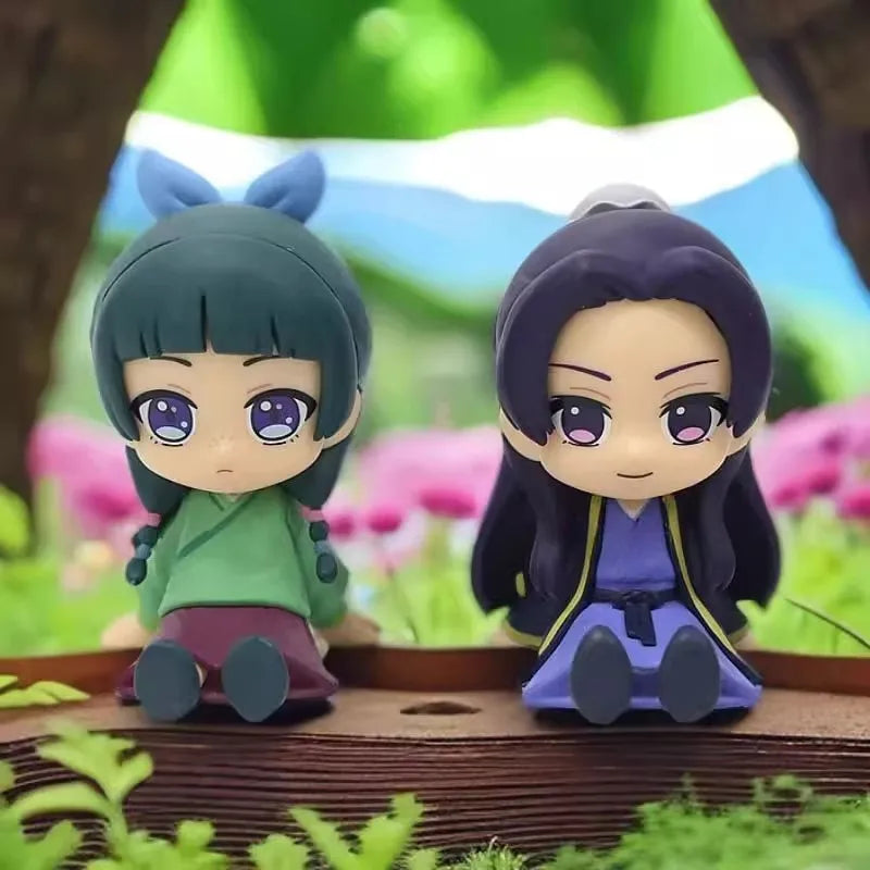 The Apothecary Diaries Maomao & Jinshi Q Version Mini Figures Collectible Anime Desk Figurines Gift