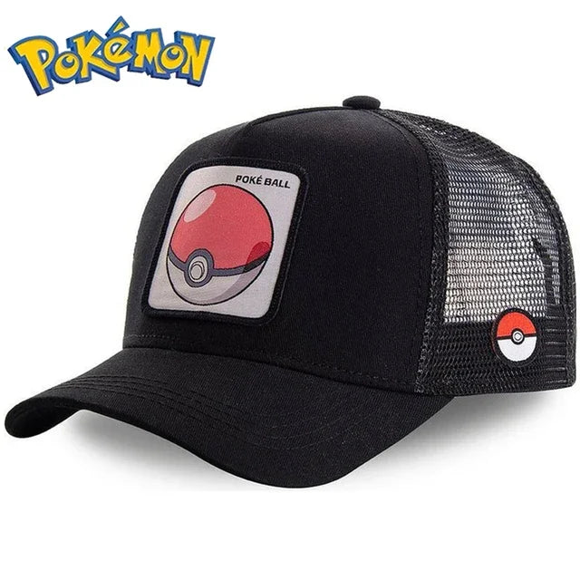 Pokémon Pikachu Baseball Cap – Adjustable Anime Cartoon Snapback Hat for Kids, Women & Men