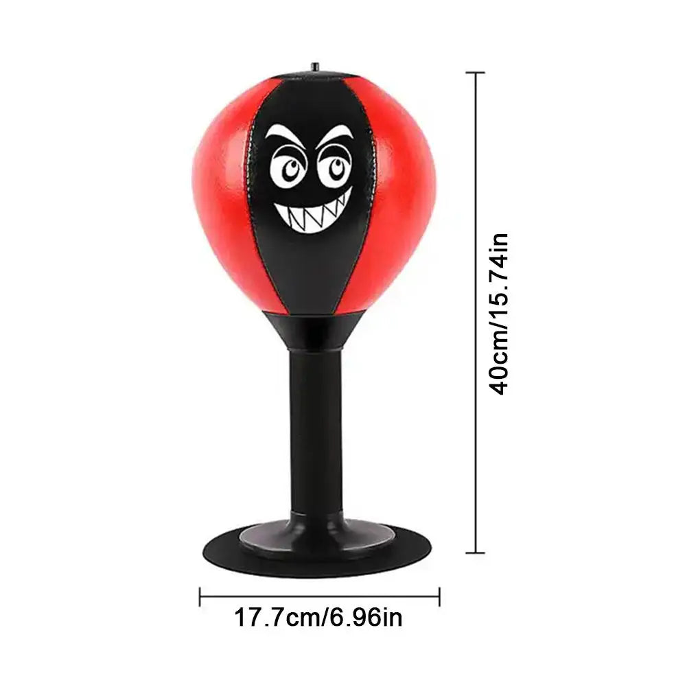 Suction Cup Desk Punching Bag – Stress Relief Boxing Speed Ball Toy