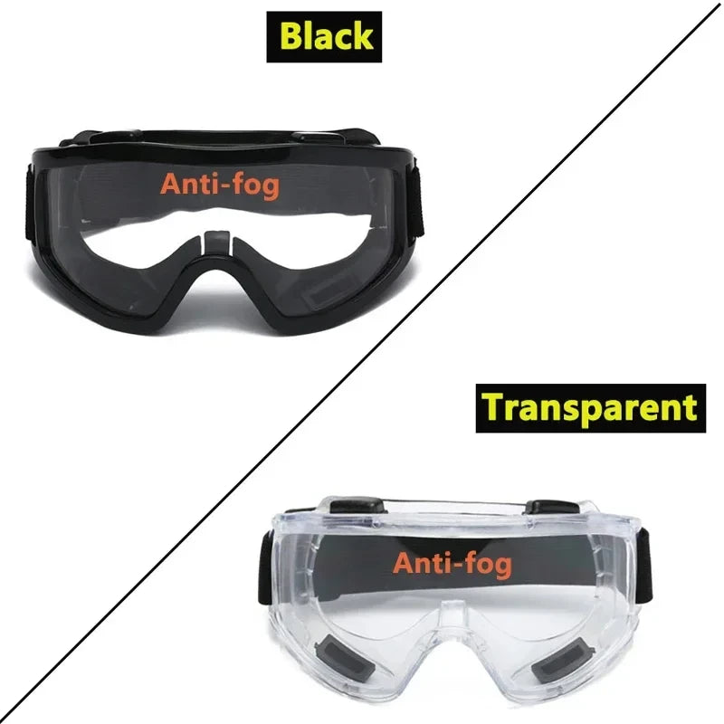 Safety Goggles – Clear Anti-Fog Protective Eye Goggles for Work, Lab & Workshop