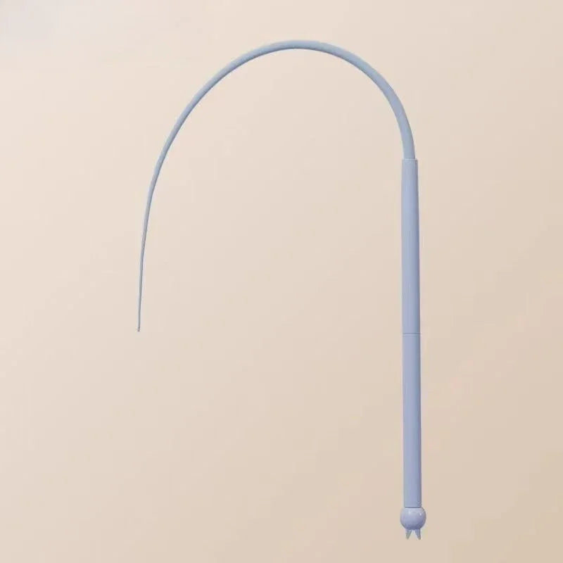 Interactive Cat Teaser Wand – Retractable Feather Toy for Indoor Cats & Kittens