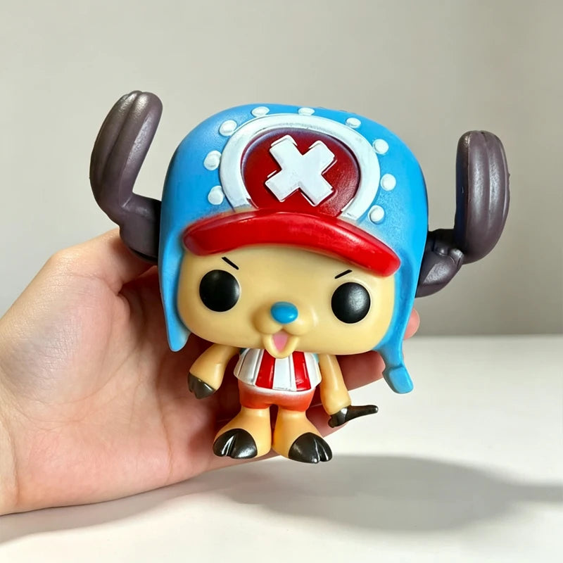 Funko-Style One Piece Vinyl Figure Luffy Zoro Sanji Anime Desktop Collectible