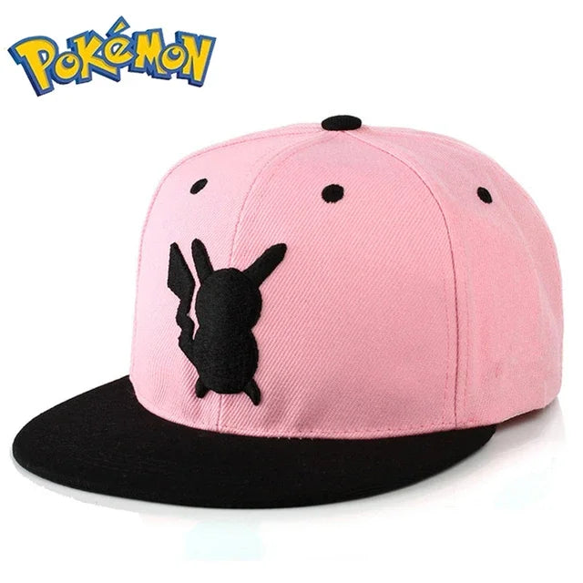 Pokémon Pikachu Baseball Cap – Adjustable Anime Cartoon Snapback Hat for Kids, Women & Men