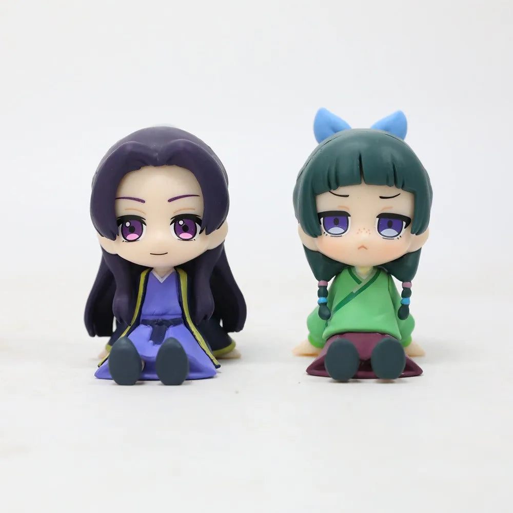 The Apothecary Diaries Maomao & Jinshi Q Version Mini Figures Collectible Anime Desk Figurines Gift