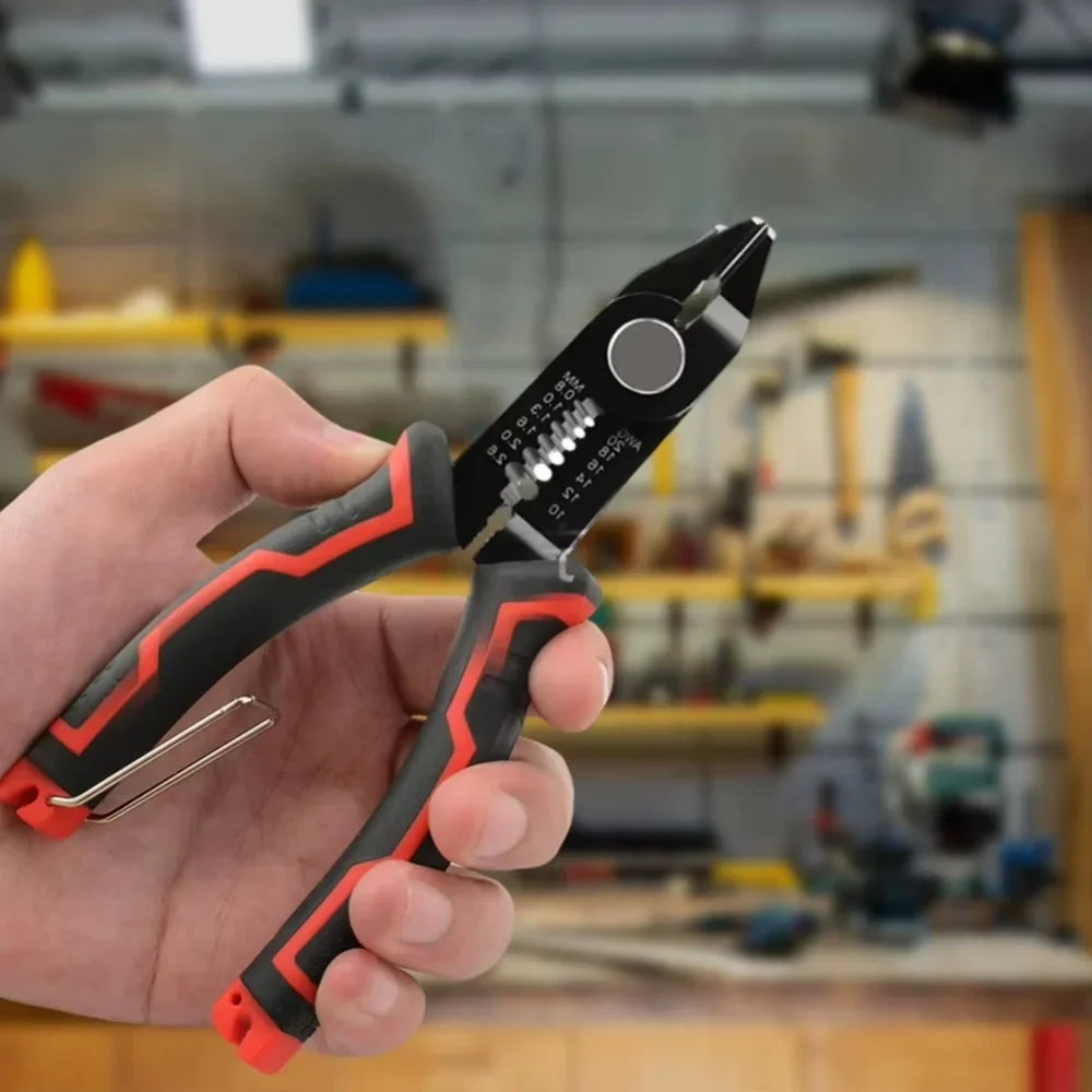 Multi-Function Wire Stripper Crimper Pliers - Automatic Cable Cutter Tool